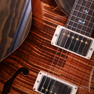 PRS Wood Library Hollowbody II Copperhead Burst Wood Library image 5