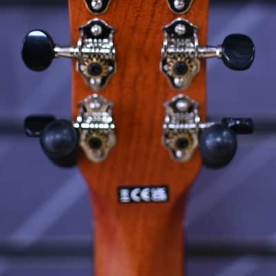 Gretsch Roots Collection G9201 Honey Dipper Shed Roof Brass Body Resonator Guitar image 5
