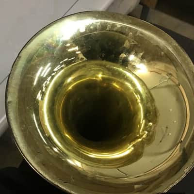 Holton Collegiate Trombone, with case and mouthpiece, USA. Acceptable condition image 13