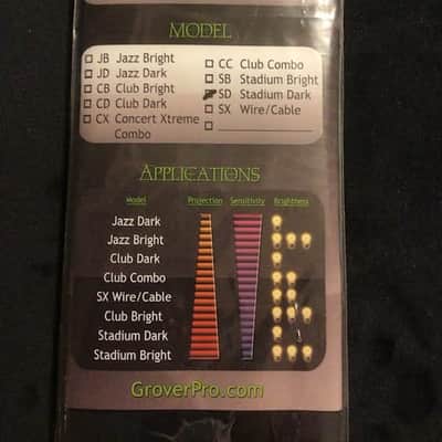 Grover Pro Percussion - 12" Stadium Dark Snare Wires image 2