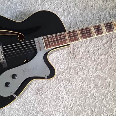 Framus Sorella 5/59 Gitarre Black Archtop Guitar Vintage Rare image 14