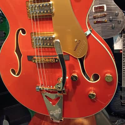 Gretsch Synchromatic Nashville Hollow-Body Single Cutaway 2025 - Present - '50s Orange Stain image 5