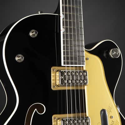 Gretsch G6120T-BSNSH Brian Setzer Signature Nashville Hollow Body Bigsby Black Lacquer - Semi Acoustic Custom Guitar image 7