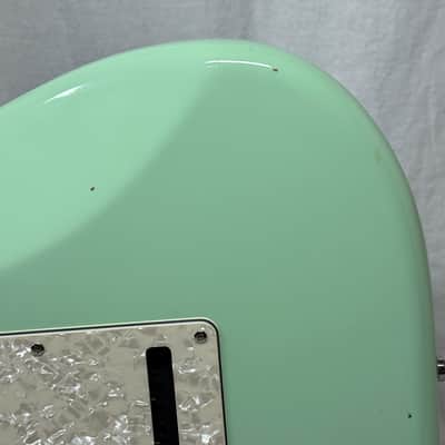 Fender USA Jeff Beck Stratocaster Guitar with Case 2015 - Surf Green / Rosewood fingerboard image 11