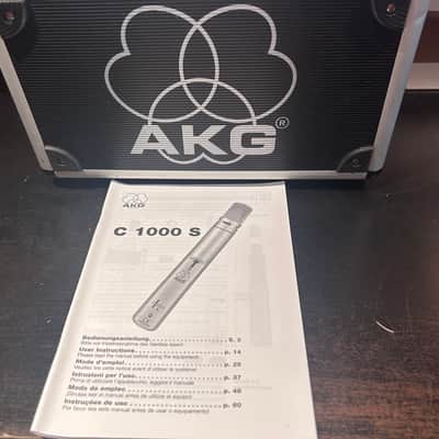 Pair AKG C1000s w/ Original Flight Cases, Clips, Adapters and Windscreens image 7