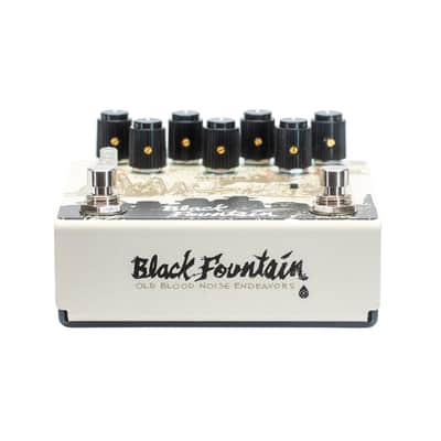 Old Blood Noise Endeavors Black Fountain Stereo Delay Effects Pedal, Cream image 6