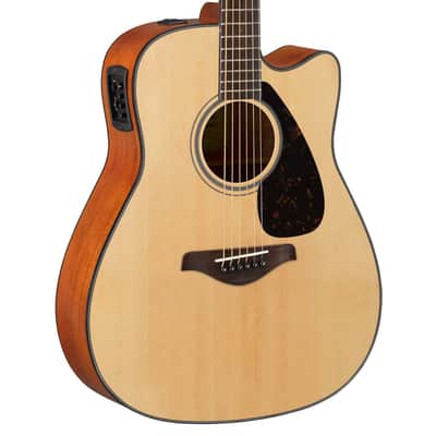 Yamaha FGX800C Acoustic/Electric Solid Spruce Top Guitar image 2