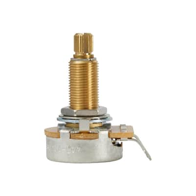 Gibson 500k Ohm Audio Taper Potentiometer Long Shaft image 5