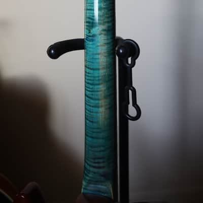 Telecaster Electric Guitar Project - Turquoise Flame Maple Top, Neck & Fretboard image 17
