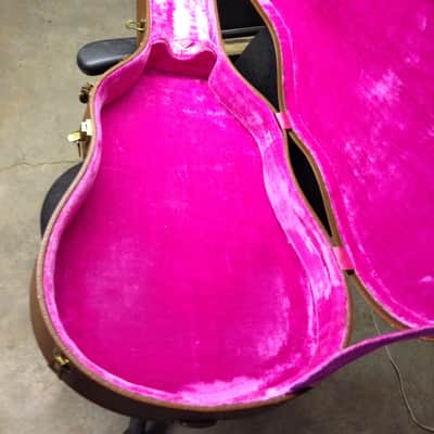 Gibson Vintage Hardshell Case 1950,s Brown 4 latch case image 11