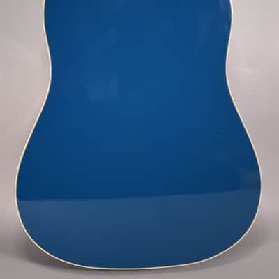 2021 Gibson Custom Shop Ltd Ed Hummingbird Acoustic-Electric Guitar | Big Sky Blue Finish W/OHSC image 6