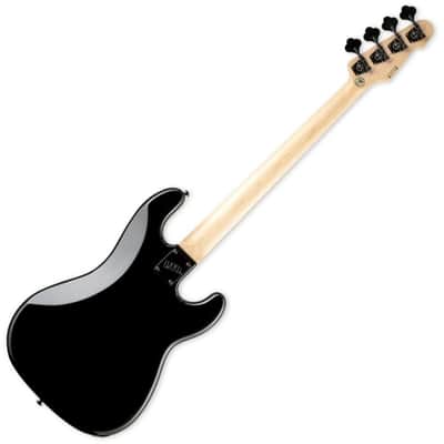 ESP LTD Surveyor '87 Electric Bass. Left Handed Black image 2