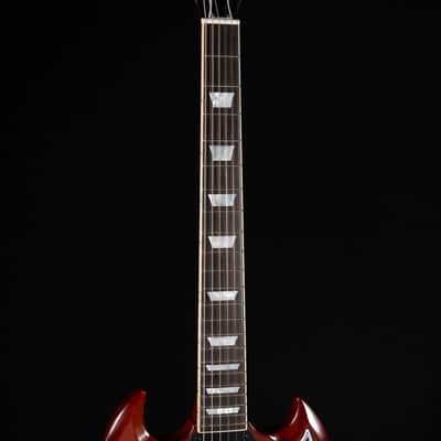 Epiphone Inspired by Gibson Custom 1964 SG Standard with Maestro Vibrola Reissue - Cherry Red image 9