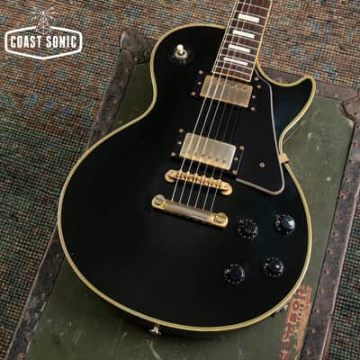 1989 Burny RLC-60 Les Paul Custom Black Beauty made in Japan image 7