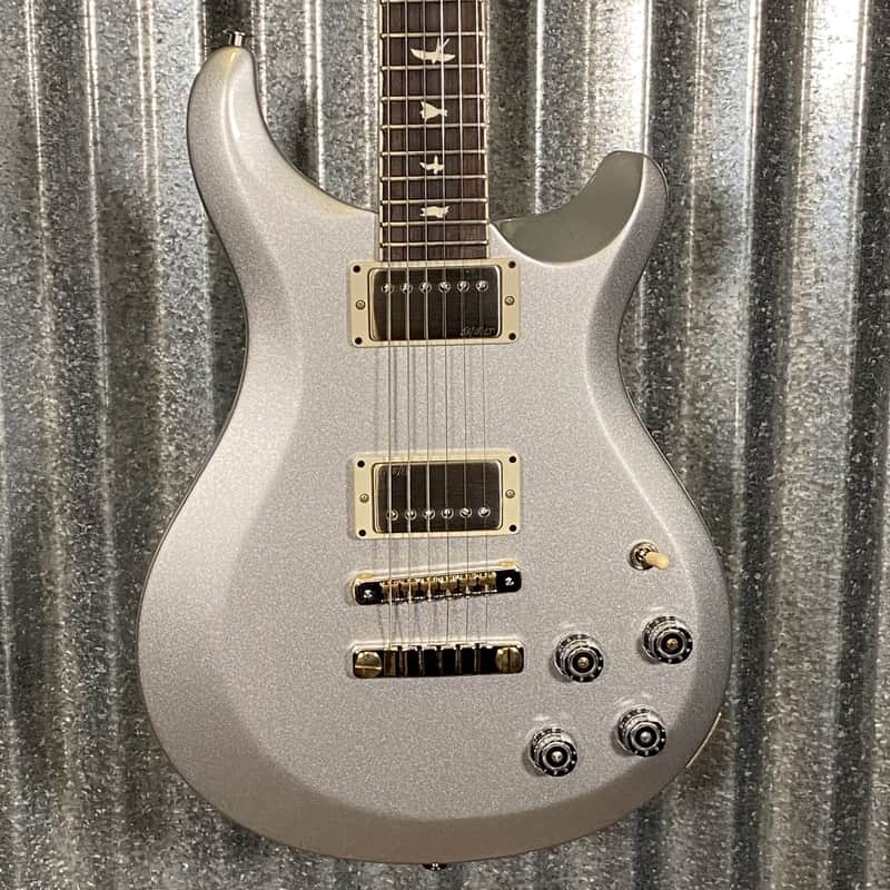 PRS Paul Reed Smith USA S2 MCCarty 594 Thinline Platinum Metallic Guitar & Bag #7220 image 1