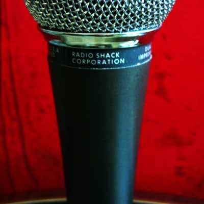 Vintage RARE Realistic Highball / Radio Shack / Shure SM58 Handheld Cardioid Dynamic Microphone Hi Z w accessories image 9