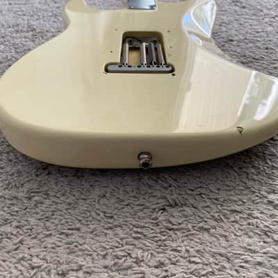 Fender Jimmie Vaughan Tex Mex Stratocaster 1996 Vintage MIM Olympic White Guitar image 15