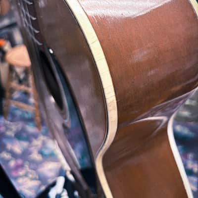 1960s Harmony H-6362 Baxendale Conversion OM Acoustic Guitar image 11