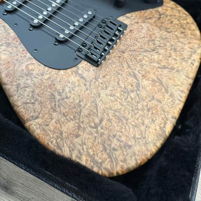 2016 Schecter USA Custom Shop Dream Machine-7 Vintage Natural Satin image 5