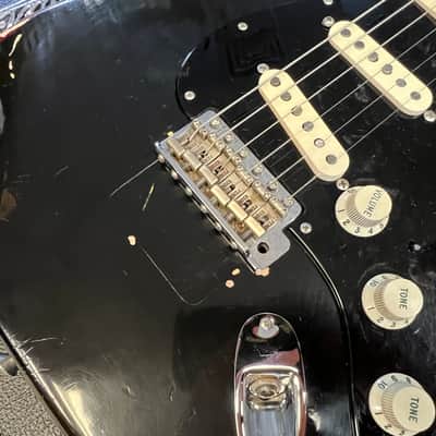 2008 Fender Custom Shop David Gilmour Stratocaster Relic Black image 8