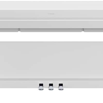 Yamaha YDP-S56WH, Slim Style GrandTouch-E™ 88 Note Upright Digital Piano (No Bench) - White image 3