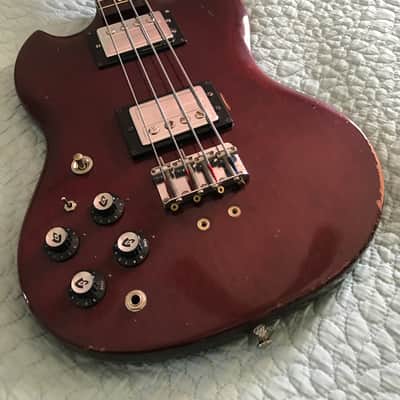 1972 Guild JS II Bass guitar Left Handed image 1