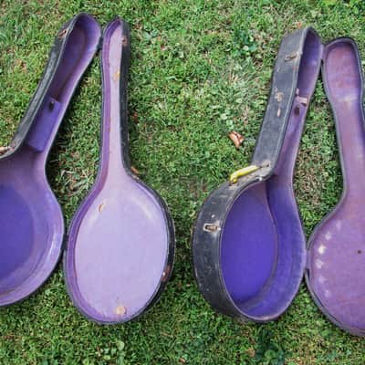 (2) Vintage Tenor Banjo Cases, 1920's image 8