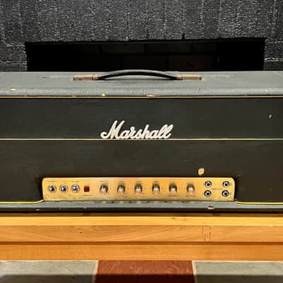 1969 Marshall Super Bass 100 Watt Head Metal Panel image 1