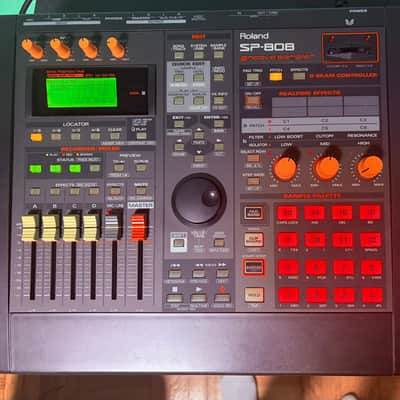 Roland SP-808 Groove Sampler 2000s + Carrying Bag - Black image 1