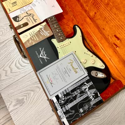 Fender Custom Shop 1960 Stratocaster NOS Black – Clapton Mid Boost 2012 image 5