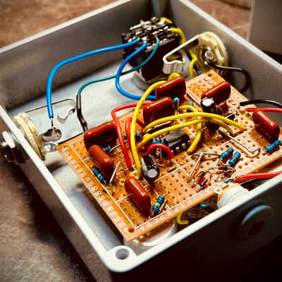 Handmade Guitar Pedal Clone with Mark Knopfler Artwork image 7
