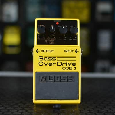 Boss ODB-3 Bass OverDrive (Silver Label) 1994 - Present - Yellow image 1