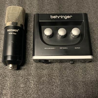 Behringer U-Phoria UM2 2x2 USB Audio Interface + Microphone image 1