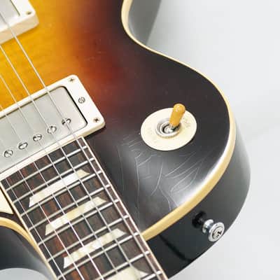 Gibson Custom Shop 2020 Murphy Lab 1958 Les Paul Standard Reissue Ultra Light Aged (Bourbon Burst) [USED] image 9