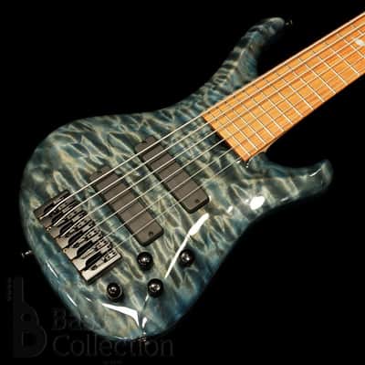 Roscoe LG Custom 6st/34 (Exhibition Grade Quilt Maple Top / Faded Blue Jean) image 2