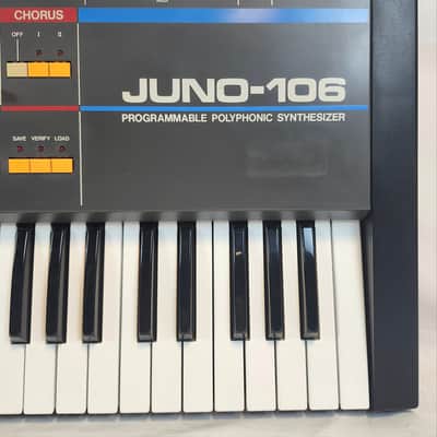 1984 Roland Juno-106 Analog Polyphonic Synthesizer w/OHSC, Serviced and Upgraded, MIJ image 13