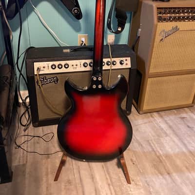 1968 Silverton Model 319 (14539) Semi-Hollow Body - Sunburst image 6