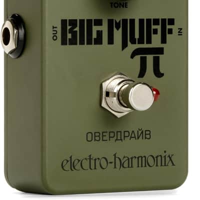 Electro Harmonix Green Russian Big Muff Distortion Sustain Guitar Effects Pedal image 2