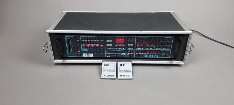Wersi City KF2 Rack (Germany, 1980)! Vintage MIDI Synthesizer Expander with 2 extra sound cards image 1