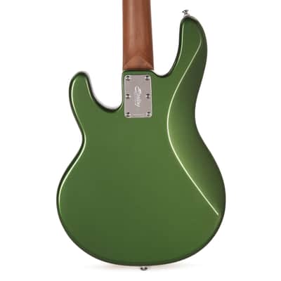 Sterling by Music Man StingRay Short Scale Bass Charging Green image 3