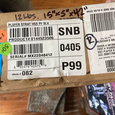 Fender Player Stratocaster HSS Pau Ferro Fretboard 2018 Black #MX22048412 (8 lbs. 5.9 oz.) image 8