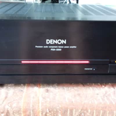 Denon POA 2200 powerful amp, low distortion, fast slew rate image 1