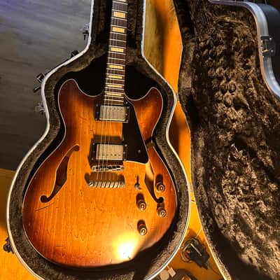 Ibanez ASV10A-TCL Artcore Vintage with Rosewood Fretboard - Tobacco Burst - hard shell case image 2