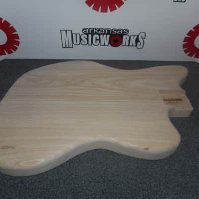 Allparts Fender Licensed Jazzmaster/Jaguar Body, Swamp Ash, Neck Pocket Only, No Finish, #JZJG