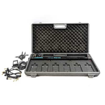 Boss BCB-60 Pedalboard Case w/ Power Supply Daisy Chain & Patch Cables