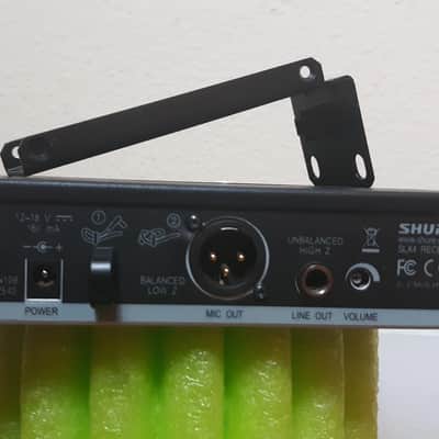 Shure SLX4= H5 Diversity Wireless Mic Receiver - H5 Band (518-542 MHz) image 3