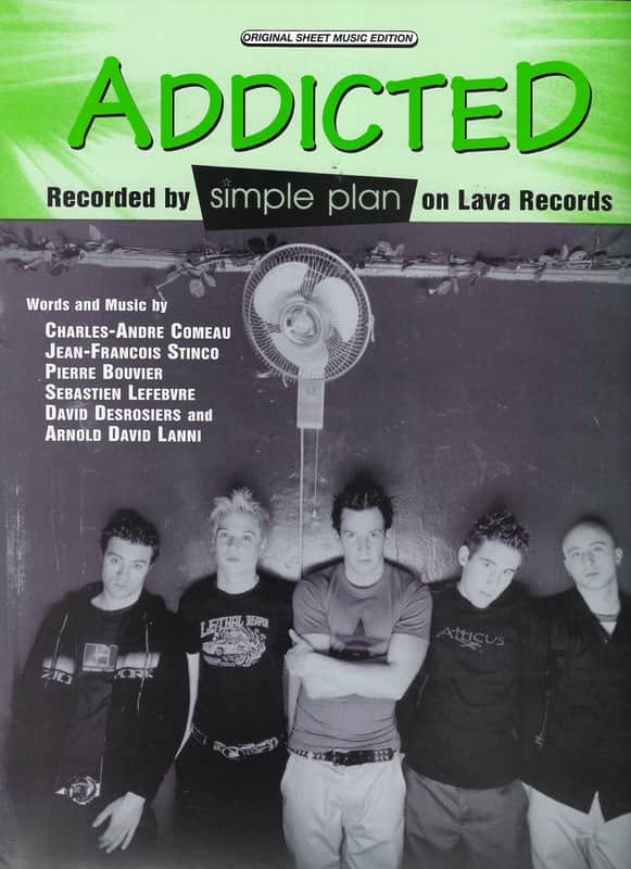 Simple Plan Addicted Sheet Music image 1