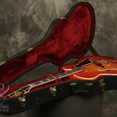 1988 Guild Artist Award in RARE Orange Sunburst w/ flame maple back + sides image 23