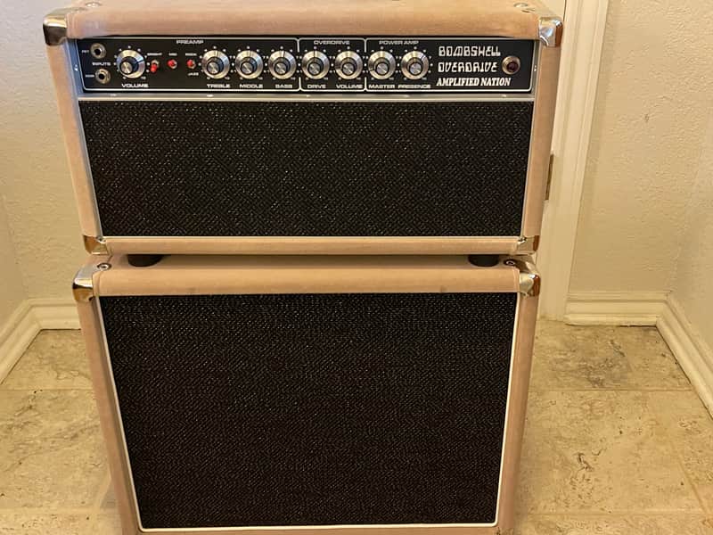 Amplified Nation Bombshell Overdrive 50W Head w/ 1x12 Cabinet image 1
