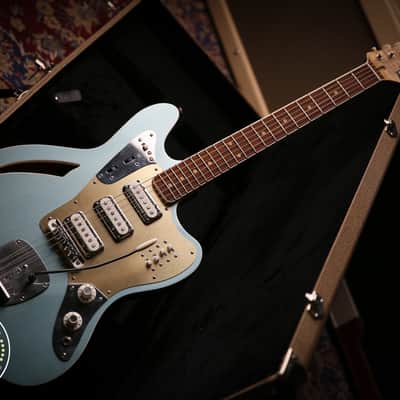 Bilt Guitars Zaftig Bound Top Firemist Silver Curtis Novak VI Pickups image 2